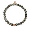 Bracelet JUIE en pierres naturelles et acier inoxydable rose gold
