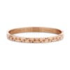 Bracelet/jonc Co88 France en acier inoxydable rose gold et émail multicolore