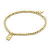 Bracelet Co88 France en acier inoxydable doré avec pampille différents motifs