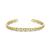 Bracelet/jonc Co88 France en acier inoxydable doré