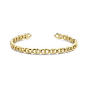 Bracelet/jonc Co88 France en acier inoxydable doré