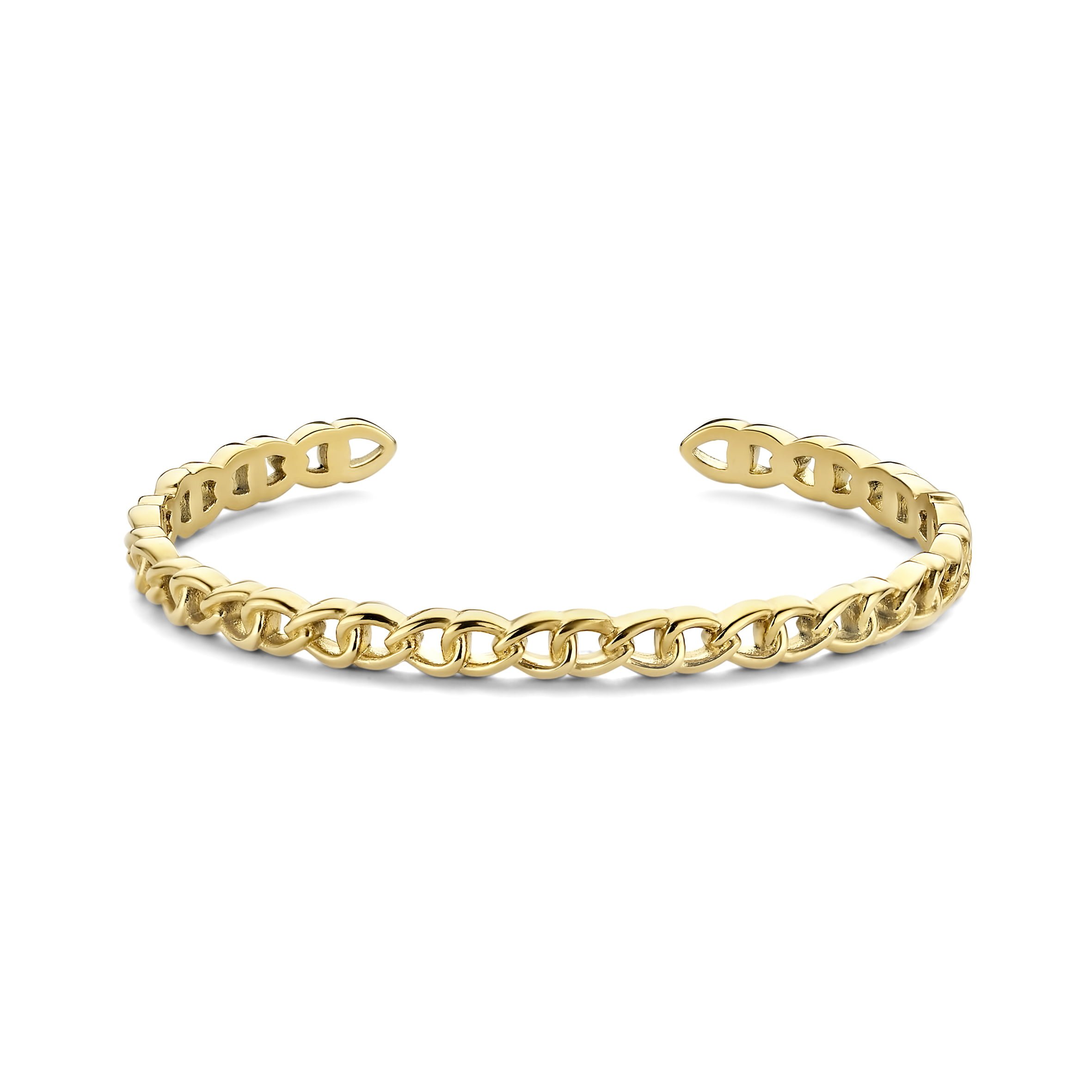 Bracelet/jonc Co88 France en acier inoxydable doré