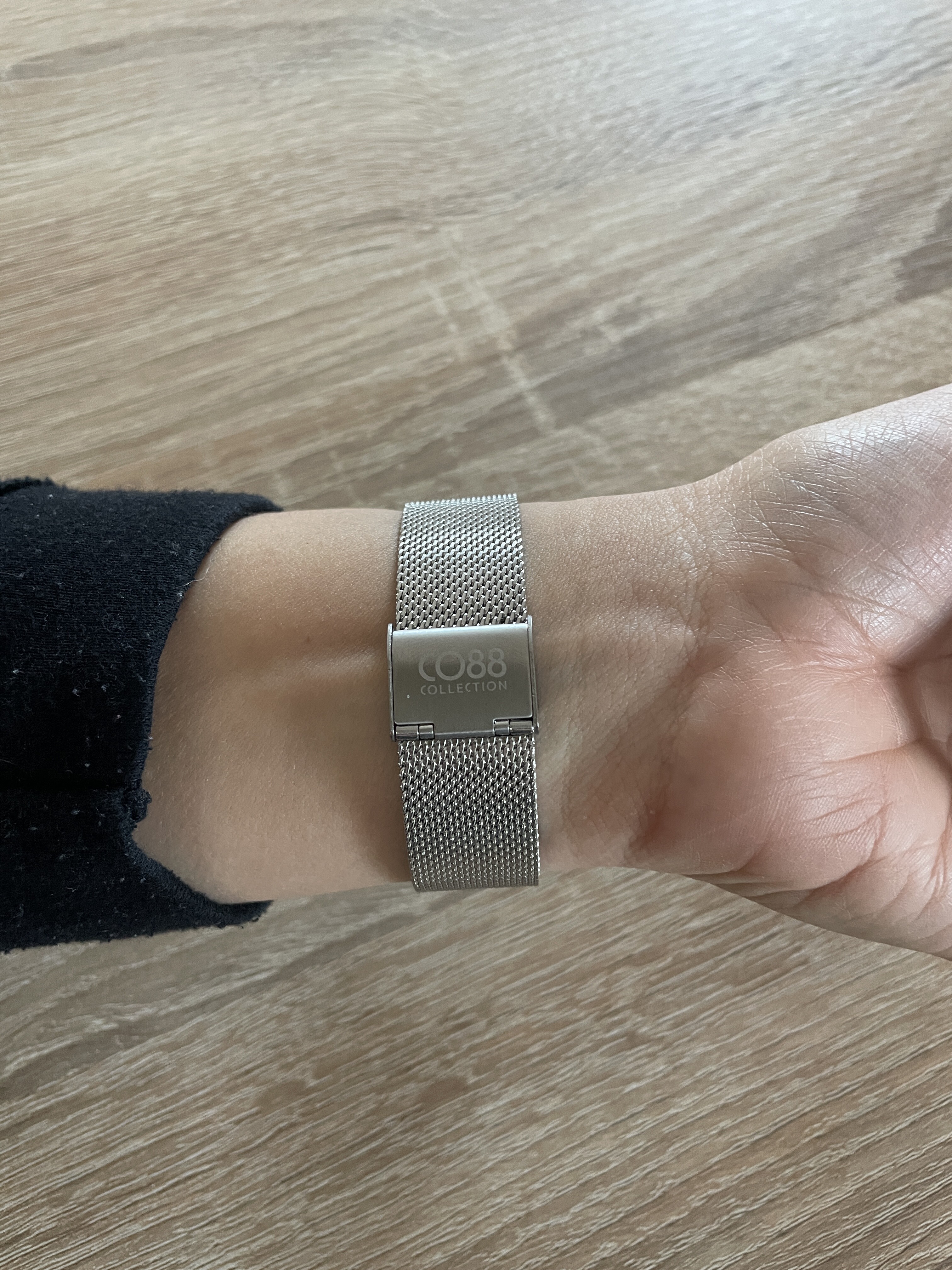Montre Co88 France en acier inoxydable argenté