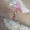 Bracelets Co88 France en acier inoxydable doré et perles nacrées, perles d'eau douce