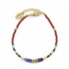 Bracelet Co88 France en acier inoxydable et perles colorées