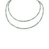 8CN-26362 Collier Co88 France en perles colorées et acier inoxydable